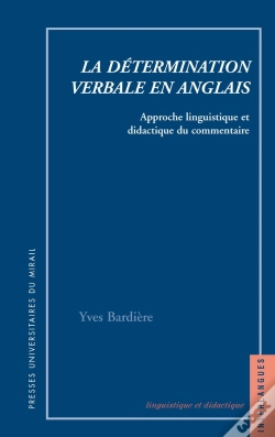 Capa do artigo La Determination Verbale En Anglais