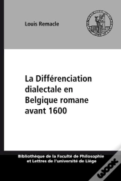 Capa do artigo La Differenciation Dialectale En Belgique Romane Avant 1600