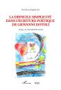 La Difficile Simplicité Dans L'Écriture Poétique De Giovanni Dotoli - Preview