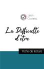 La Difficulté D'Être De Jean Cocteau (Fiche De Lecture Et Analyse Complete De L'Oeuvre) - Preview