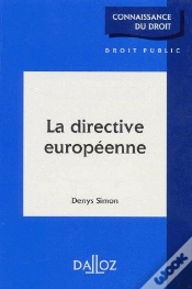 Capa do artigo La Directive Européenne