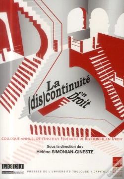 Capa do artigo La Discontinuite En Droit