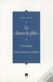 Capa do artigo La "Dissert  De Philo" ; Sociologie D