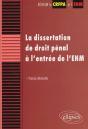 La Dissertation De Droit Pénal À L'Entrée De L'Enm - Preview