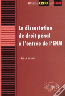 Capa do artigo La Dissertation De Droit Pénal À L'Entrée De L'Enm