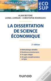 Capa do artigo La Dissertation De Science Économique (2e Édition)