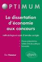 La Dissertation D'Économie Aux Concours : Méthodologie Et Sujets D'Annales Corrigés - Preview