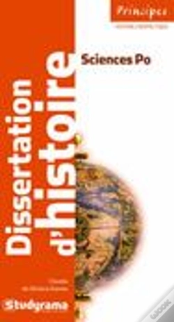 Capa do artigo La Dissertation D'Histoire À Sciences Po