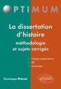 La Dissertation D'Histoire Méthodologie Et Sujets Corrigés - Preview
