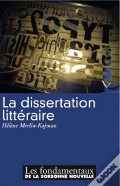 Capa do artigo La Dissertation Littéraire