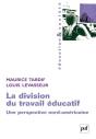 La Division Du Travail Éducatif ; Une Perspective Nord-Américaine - Preview