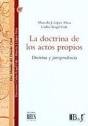 La Doctrina De Los Actos Propios - Preview