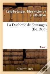 Capa do artigo La Duchesse De Fontanges. Tome 1