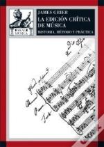 La Edición Crítica De La Música