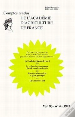 Capa do artigo La Fondation Xavier Bernard ; Comptes Rendus De L'Aaf T.83