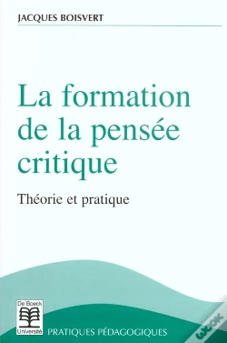 Capa do artigo La Formation De La Pensee Critique ; Theorie Et Pratique