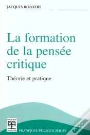 Capa do artigo La Formation De La Pensee Critique ; Theorie Et Pratique