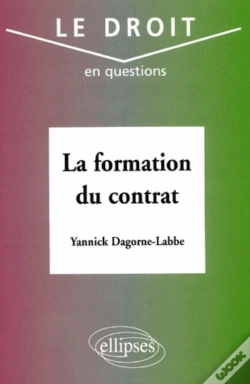 Capa do artigo La Formation Du Contrat
