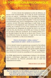 Capa do artigo La Formation Maçonnique (2e Édition)