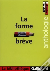 Capa do artigo La Forme Breve ; Anthologie