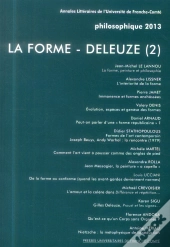 La Forme - Deleuze (2) : Philosophique 2013