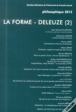 Capa do artigo La Forme - Deleuze (2) : Philosophique 2013