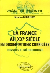 Capa do artigo La France Au Xxe Siècle En Dissertations Corrigées