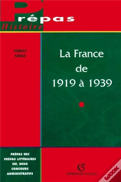 Capa do artigo La France De 1919 A 1939