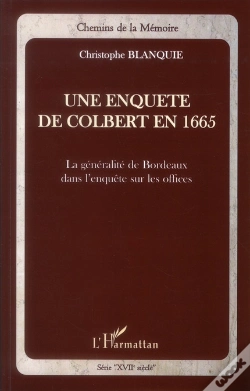 Capa do artigo La Généralité De Bordeaux Dans L'Enquête Sur Les Offices