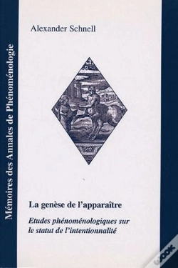 Capa do artigo La Genese De L'Apparaitre ; Etudes Phenomenologiques Sur Le Statut De L'Intentionnalite