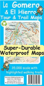 La Gomera & El Hierro Tour & Trail Super-Durable Maps - Preview