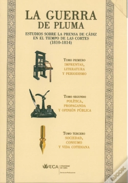 Capa do artigo La Guerra De Pluma. Estudios Sobre La Prensa En Cádiz En El Tiempo De Las Cortes (1810-1814) . Estuc