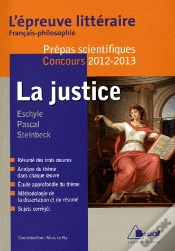 Capa do artigo La Justice Epreuve Litteraire 2012/2013