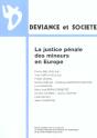 La Justice Penale Des Mineurs En Europe - Preview