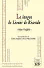 La Langue De Léonor De Recondo : "Palper L'Ineffable" - Preview