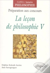 Capa do artigo La Leçon De Philosophie, V