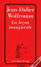 Capa do artigo La Leçon Inaugurale
