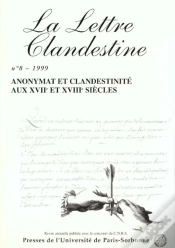 Capa do artigo La Lettre Clandestine ; Anonymat Et Clandestinite Aux 17 Et 18 Siecles