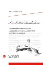 La Lettre Clandestine Tome 14 : Les Matérialismes Dans La Littérature Clandestine De L'Âge Classique - Preview
