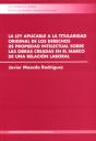 La Ley Aplicable A La Titularidad Original De Los Derechos De Propiedad Intelectual Sobre Las Obras - Preview