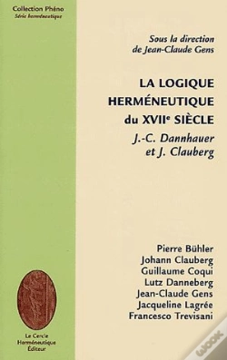 Capa do artigo La Logique Herméneutique Du Xvii Siècle