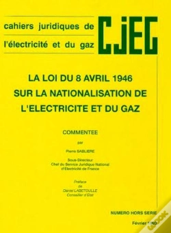 Capa do artigo La Loi Du 8 Avril 1946 Sur La Nationalisation De L'Electricite Et Du Gaz