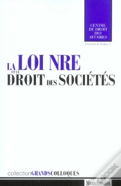 Capa do artigo La Loi Nre Et Le Droit Des Societes