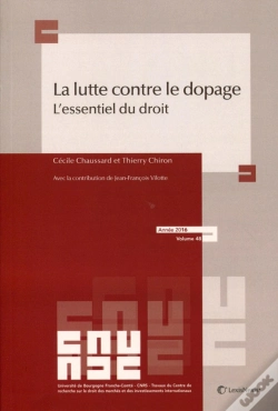Capa do artigo La Lutte Contre Le Dopage