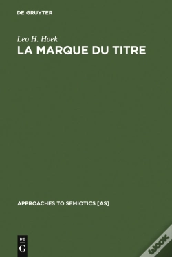 Capa do artigo La Marque Du Titre
