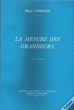 Capa do artigo La Mesure Des Grandeurs