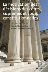 La Motivation Des Décisions Des Cours Suprêmes Et Cours Constitutionnelles