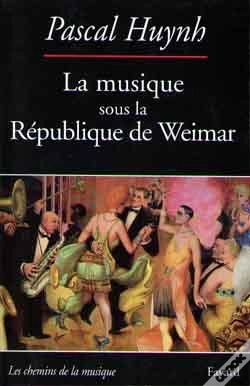 Capa do artigo La Musique Sous La République De Weimar