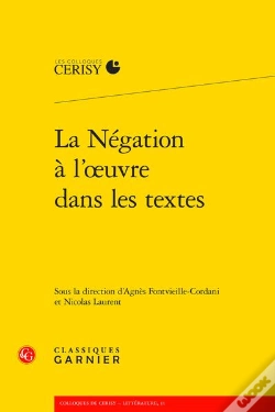 Capa do artigo La Negation A L'Oeuvre Dans Les Textes
