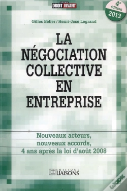Capa do artigo La Negociation Collective En Entreprise 4e Edition